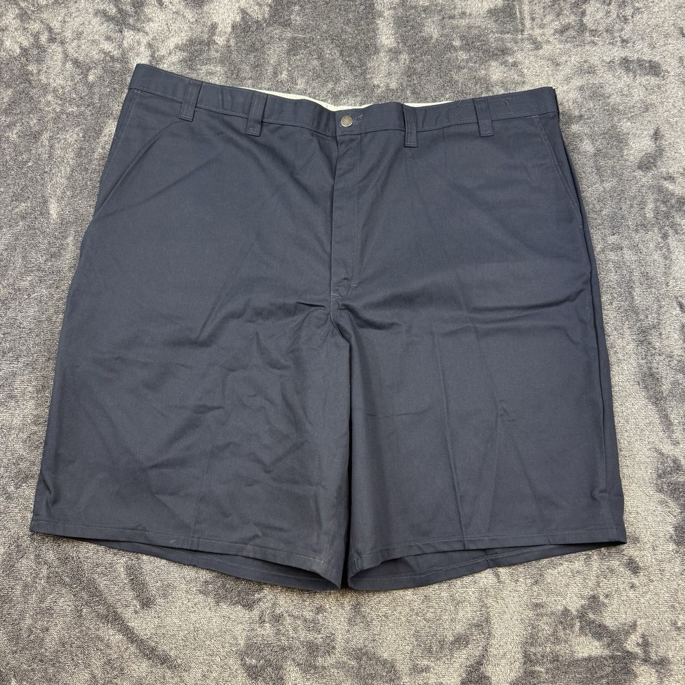 Dickies Men's 50 Navy Blue Industrial Flat Front Work Shorts LR642NV